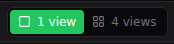 The 1 view and 4 views buttons in the Crystal Studio top bar